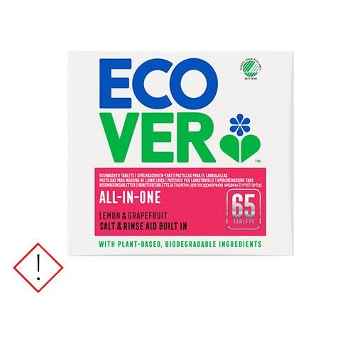 Ecover All In One Opvasketabs 65 Tab - Økologisk Kvalitet
