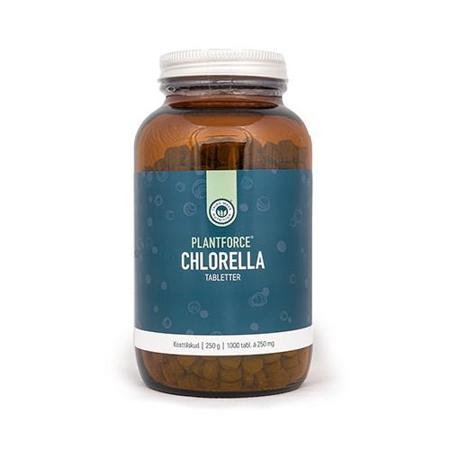 Chlorella 1.000 Tabletter fra Plantforce - Økologisk Kosttilskud