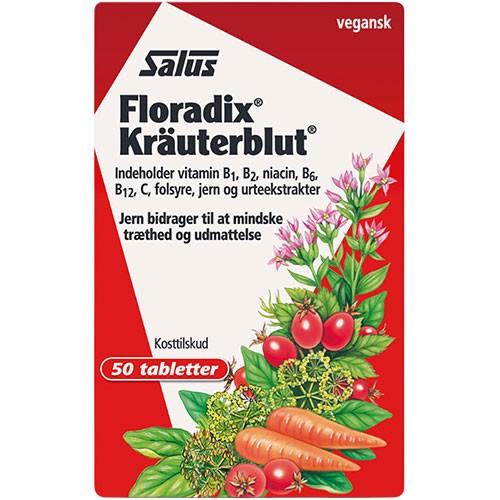 Floradix Kräuterblut 50 Tabletter - Økologisk Styrke