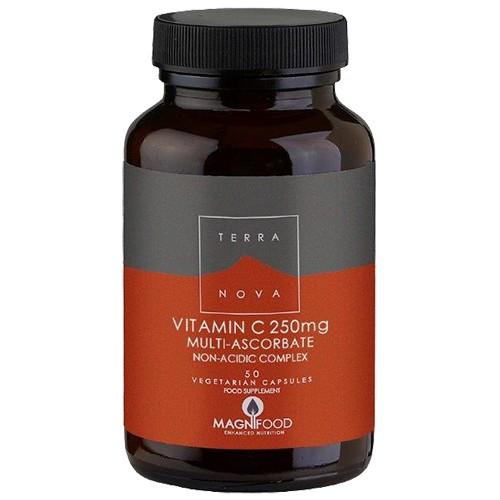 Vitamin C 250 Mg - 50 Kapsler fra Terranova - Sundhedstilbud