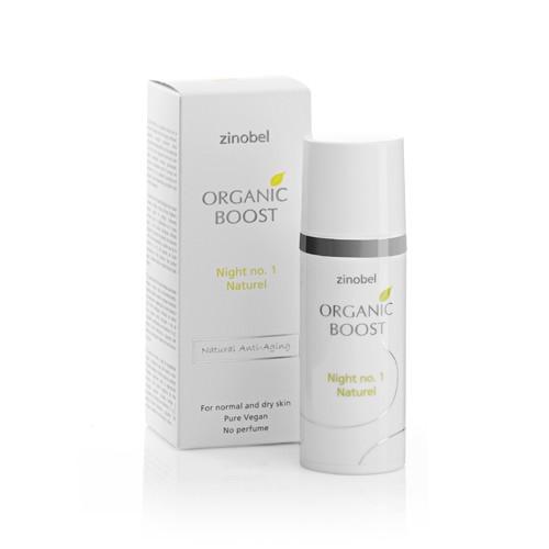 Zinobel Organic Boost Night No.1 Natcreme 50 Ml - Økologisk Pleje