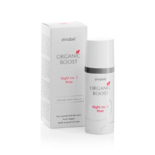 Zinobel Organic Boost Night No.1 Rose Natcreme 50 Ml