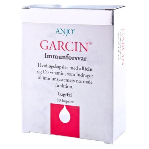 Garcin Hvidløg 80 Kapsler - Sundhedstilskud fra Anjo