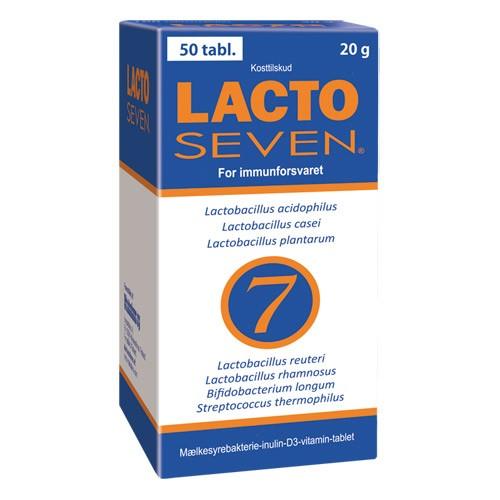 Lactoseven 50 Tab - Mælkesyrebakterier fra Vitabalans