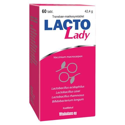 Lactolady 60 Tab - Mælkesyrebakterier fra Vitabalans