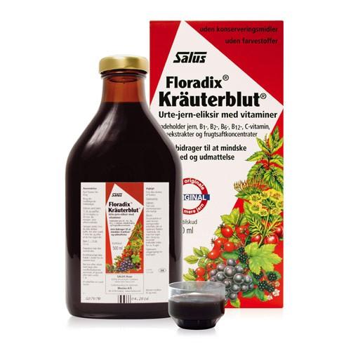 Floradix Urte Jern Mikstur 500 Ml - Sundhedsboost!