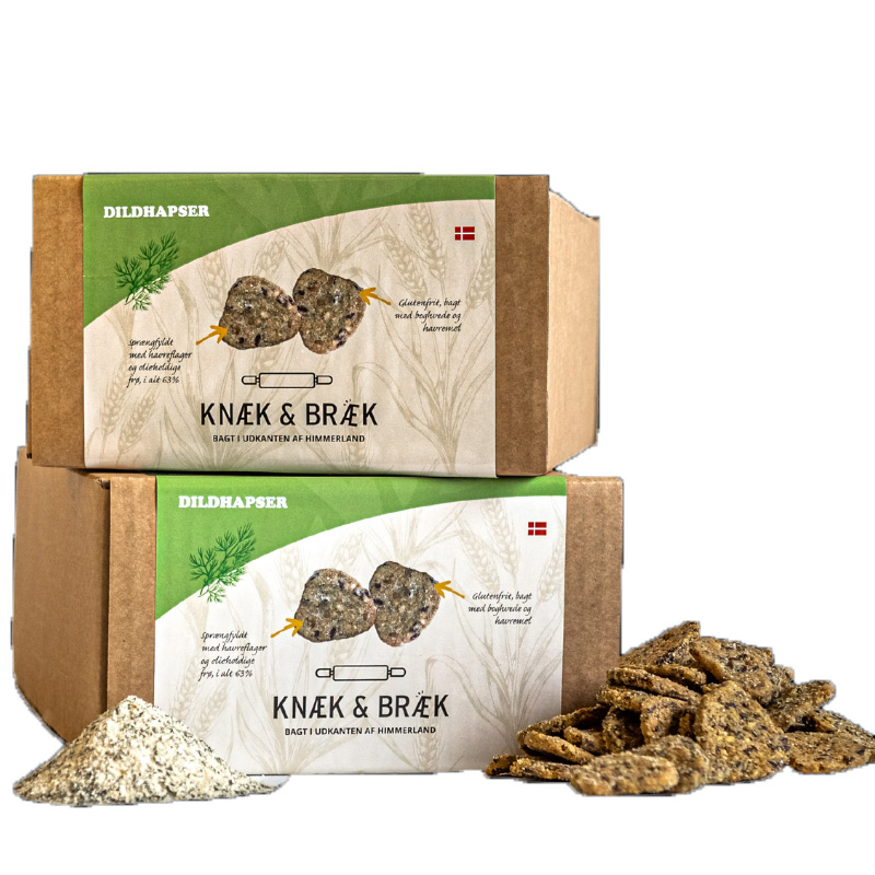 Glutenfri Dildhapsere - Sprøde Økologiske Snacks