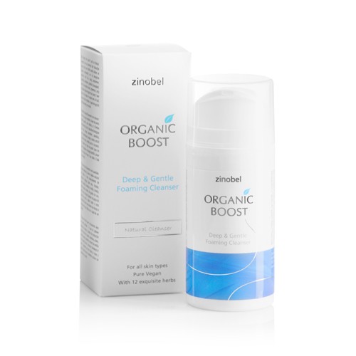 Ansigtsrens Deep & Gentle 100 ml fra Zinobel Organic Boost