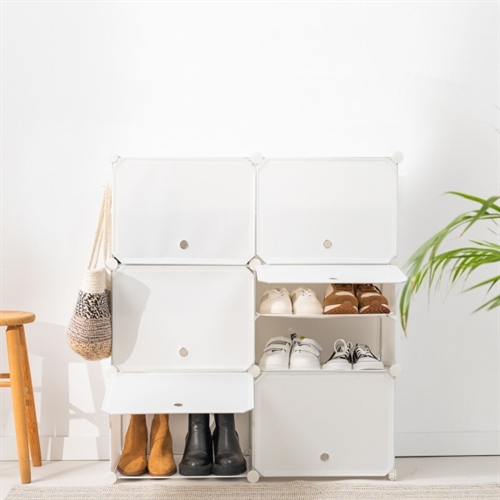Bærbar, Modulær Skoholder Hvid     fra Innovagoods