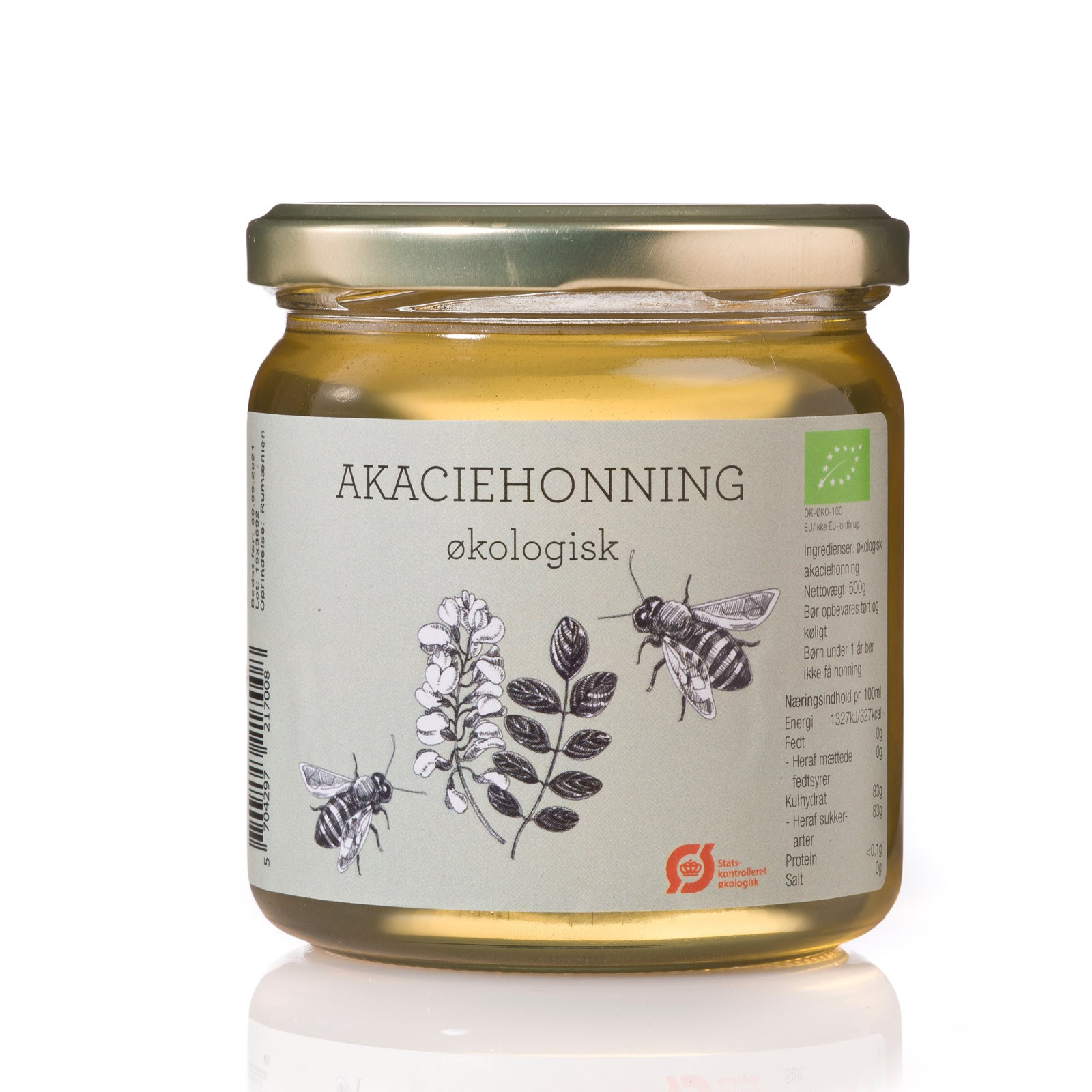 Akaciehonning, økologisk