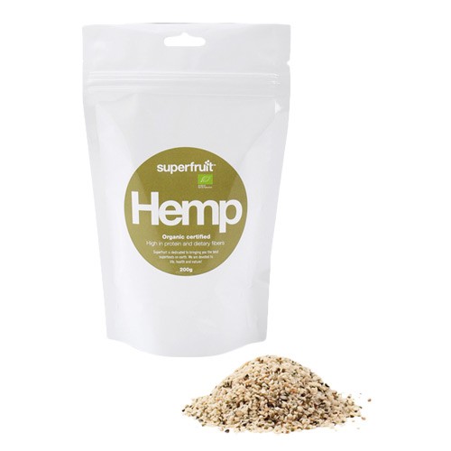 Hampe Frø Afskallede (hemp Seed) økologisk   200 Gr     fra Superfruit