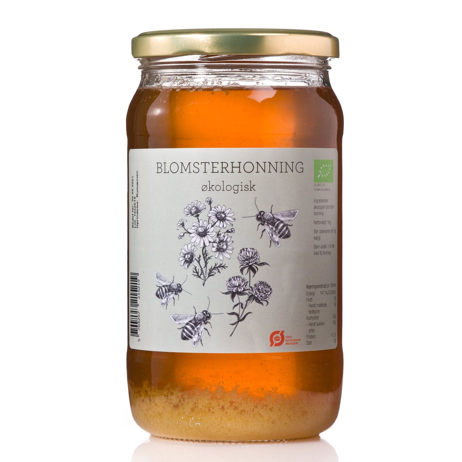Blomsterhonning 1 Kg, økologisk