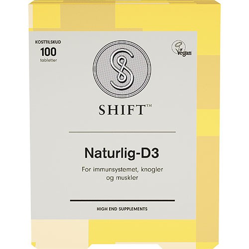 Naturlig D3   100 Tabletter fra Shift