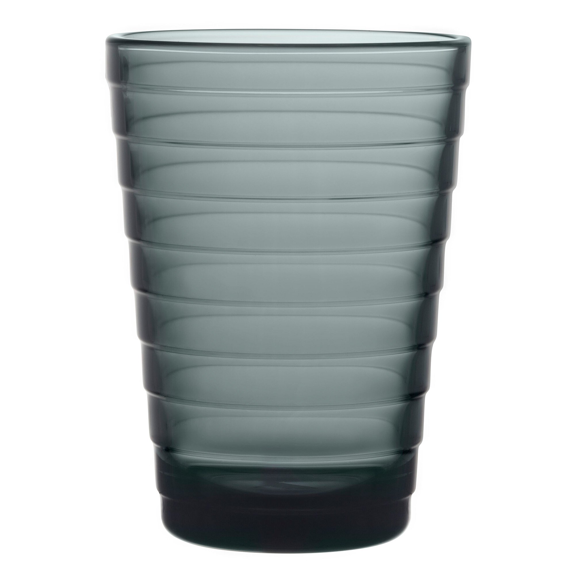 Aino Aalto Vandglas 33cl 2stk, Mørk Grå fra Iittala