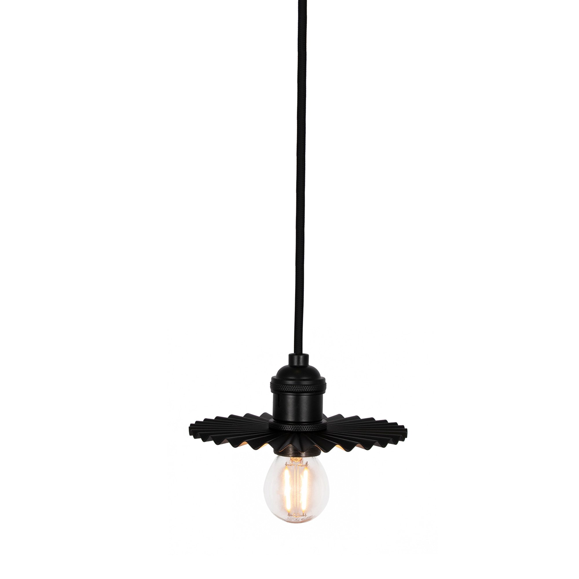 Omega Pendel 15 Cm, Sort fra Globen Lighting