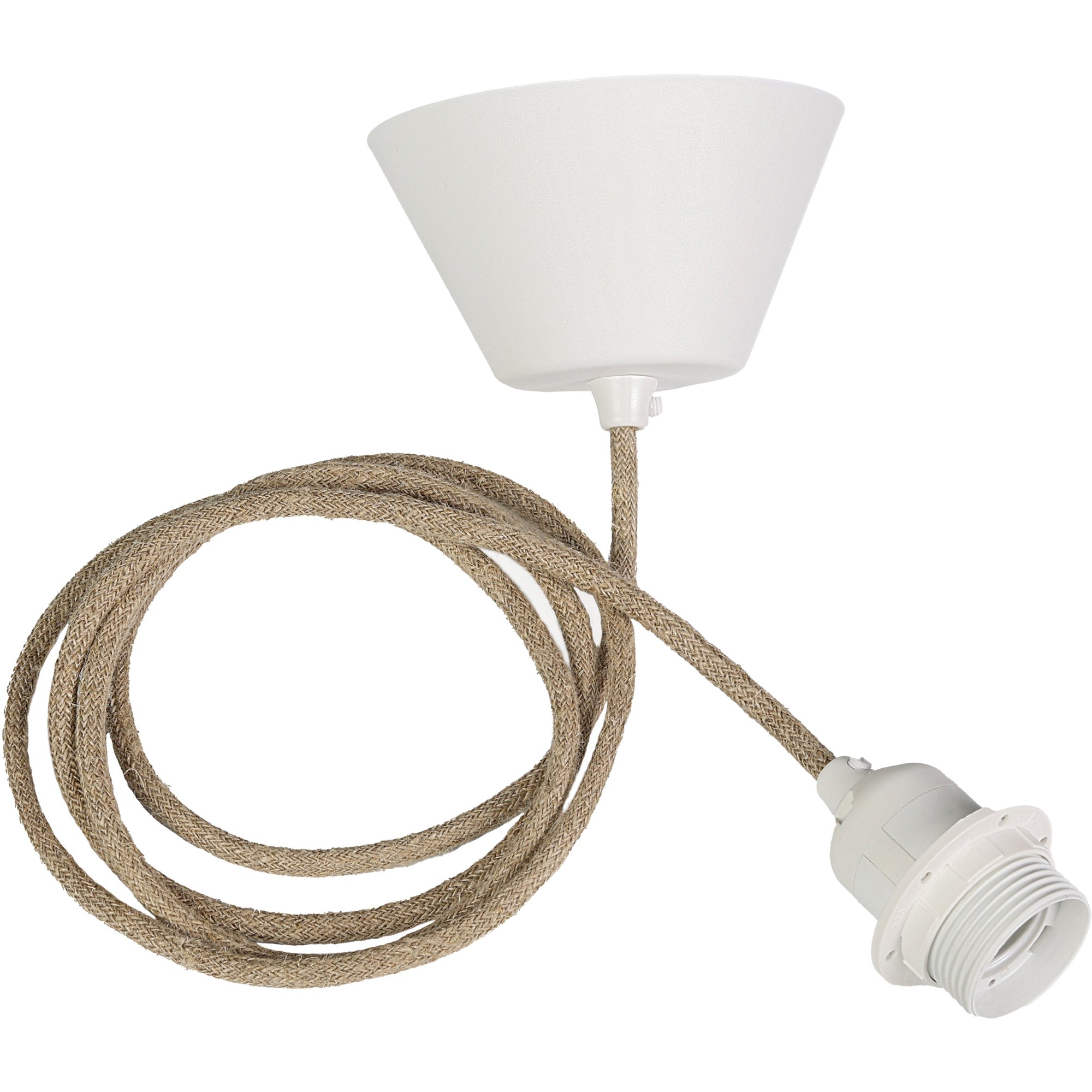 Loftsophæng, E27, Beige fra Watt&veke