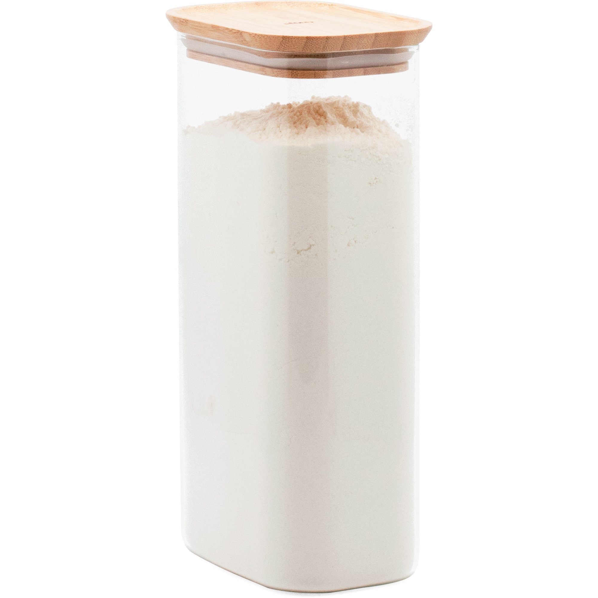 Opbevaringsglas Med Bambuslåg 180 Cl fra Pebbly