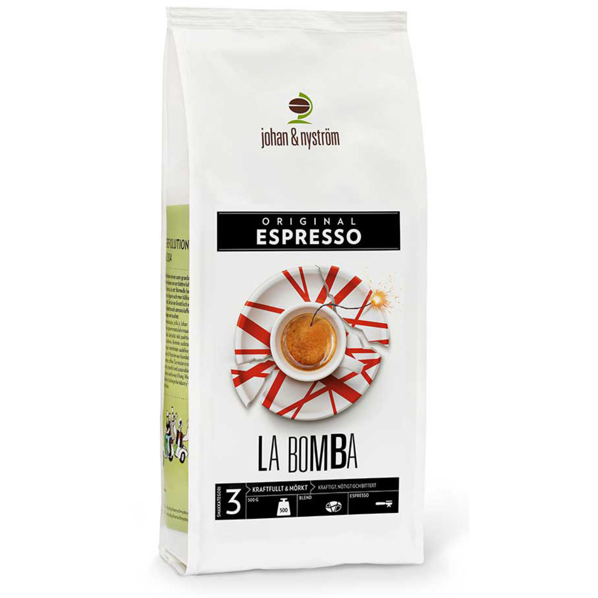 Espresso La Bomba 500g fra Johan & Nyström