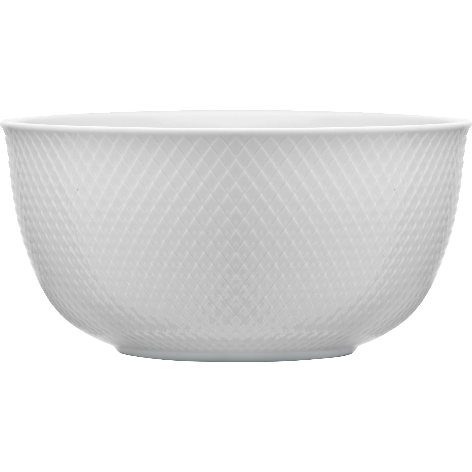 Rhombe Serveringsskål, Hvid, 17,5 Cm fra Lyngby Porcelæn