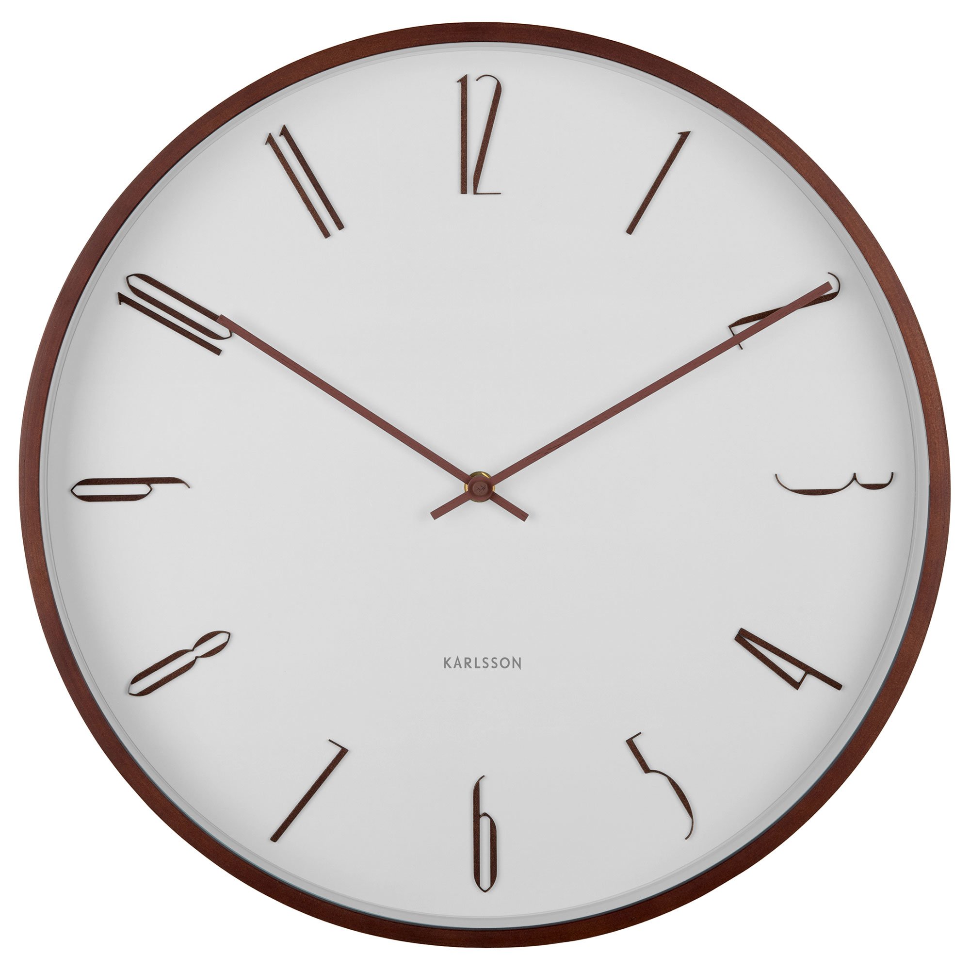 Scandia Vægur 40 Cm, White fra Karlsson