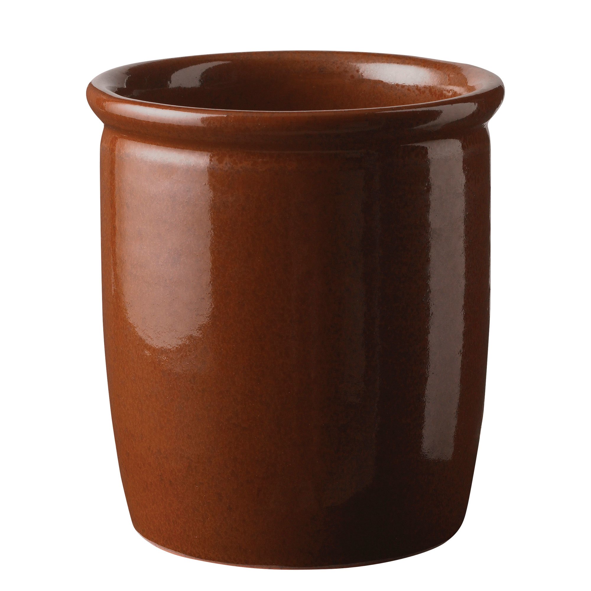 Syltekrukke 1 Liter, Terracotta fra Knabstrup