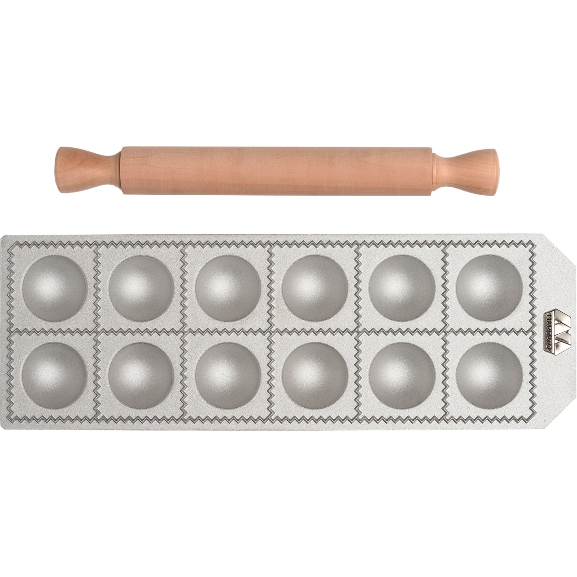 Ravioliform Til 12 Runde Ravioli fra Marcato