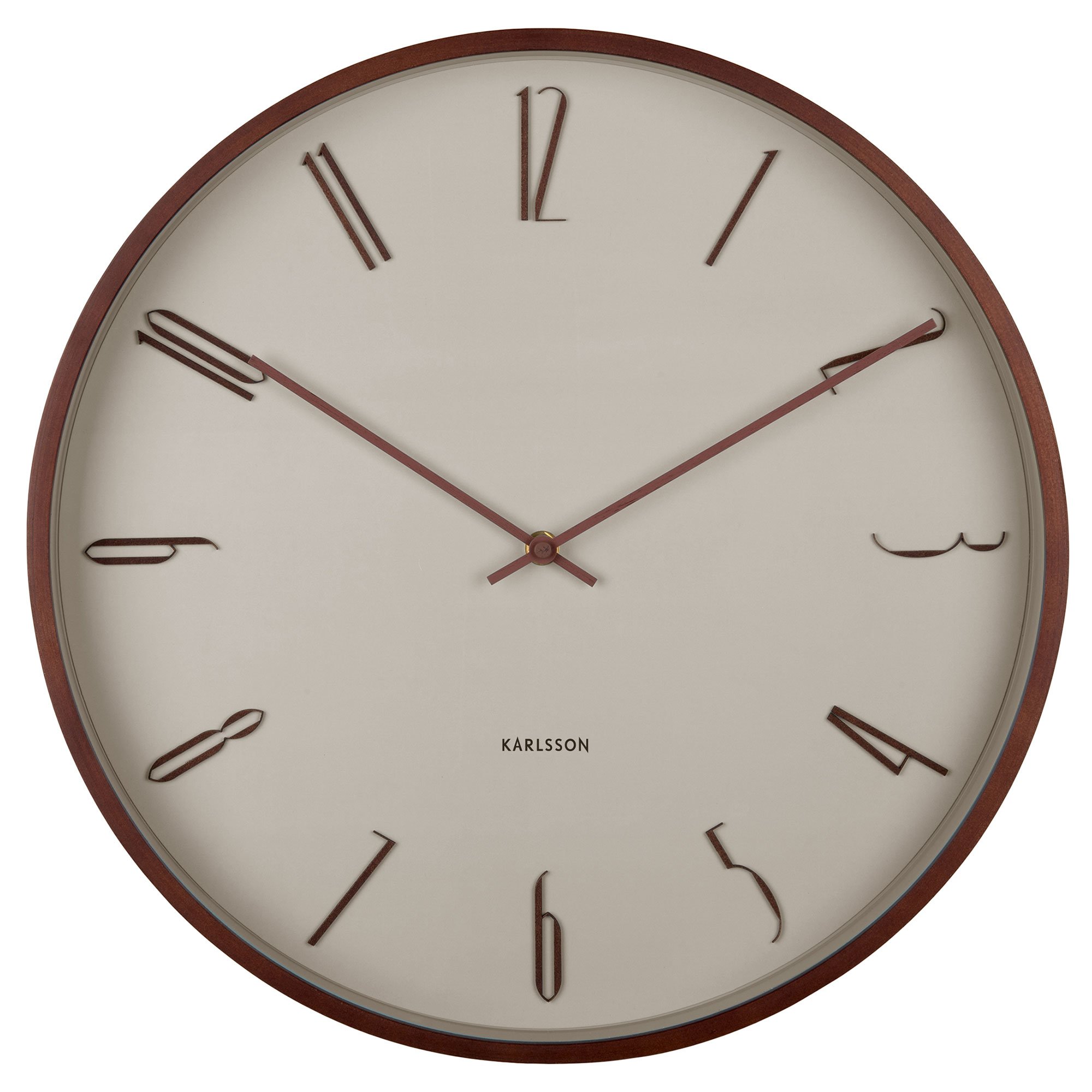 Scandia Vægur 40 Cm, Warm Grey fra Karlsson