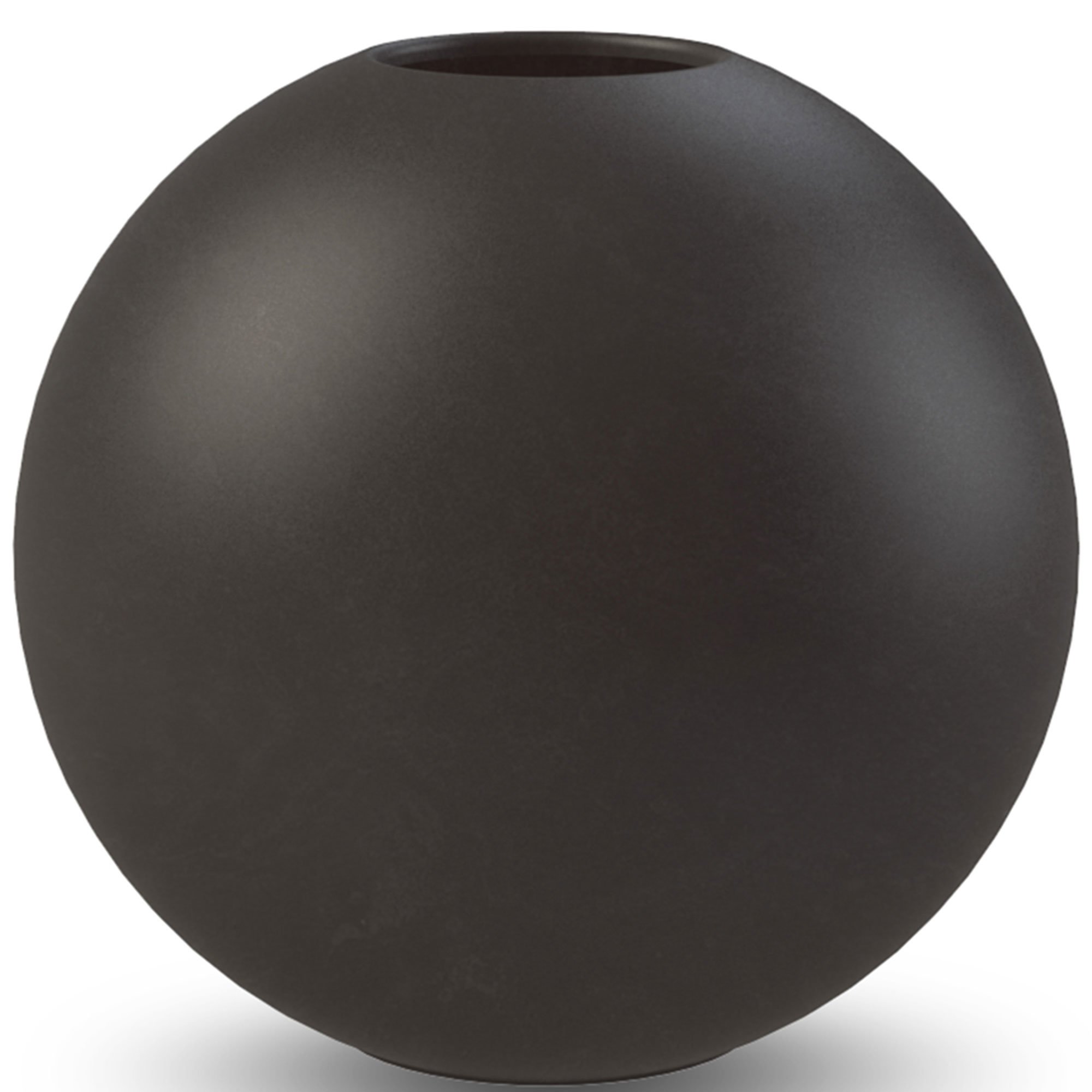 Ball Vase, 20 Cm, Black fra Cooee Design