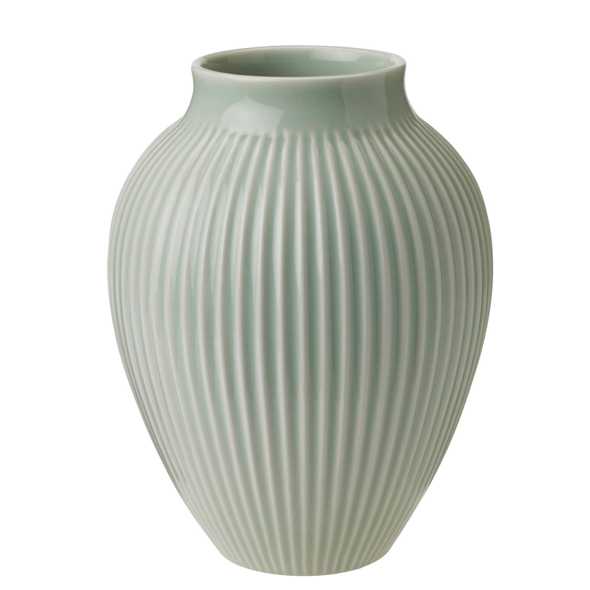 Ripple Vase 20 Cm, Mint fra Knabstrup