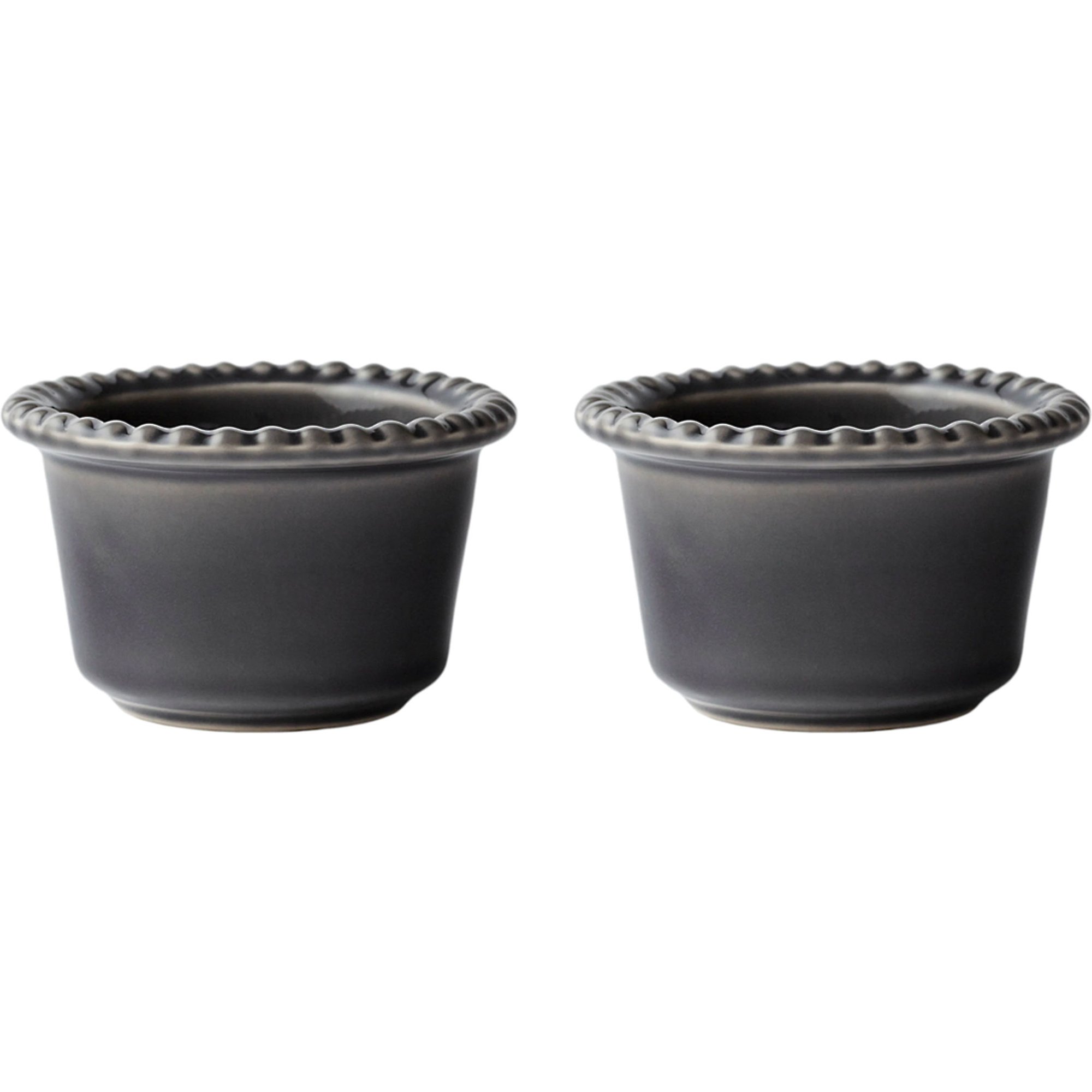 Daria 12 Cm Serveringsskål 2 Stk, Clean Grey fra Potteryjo