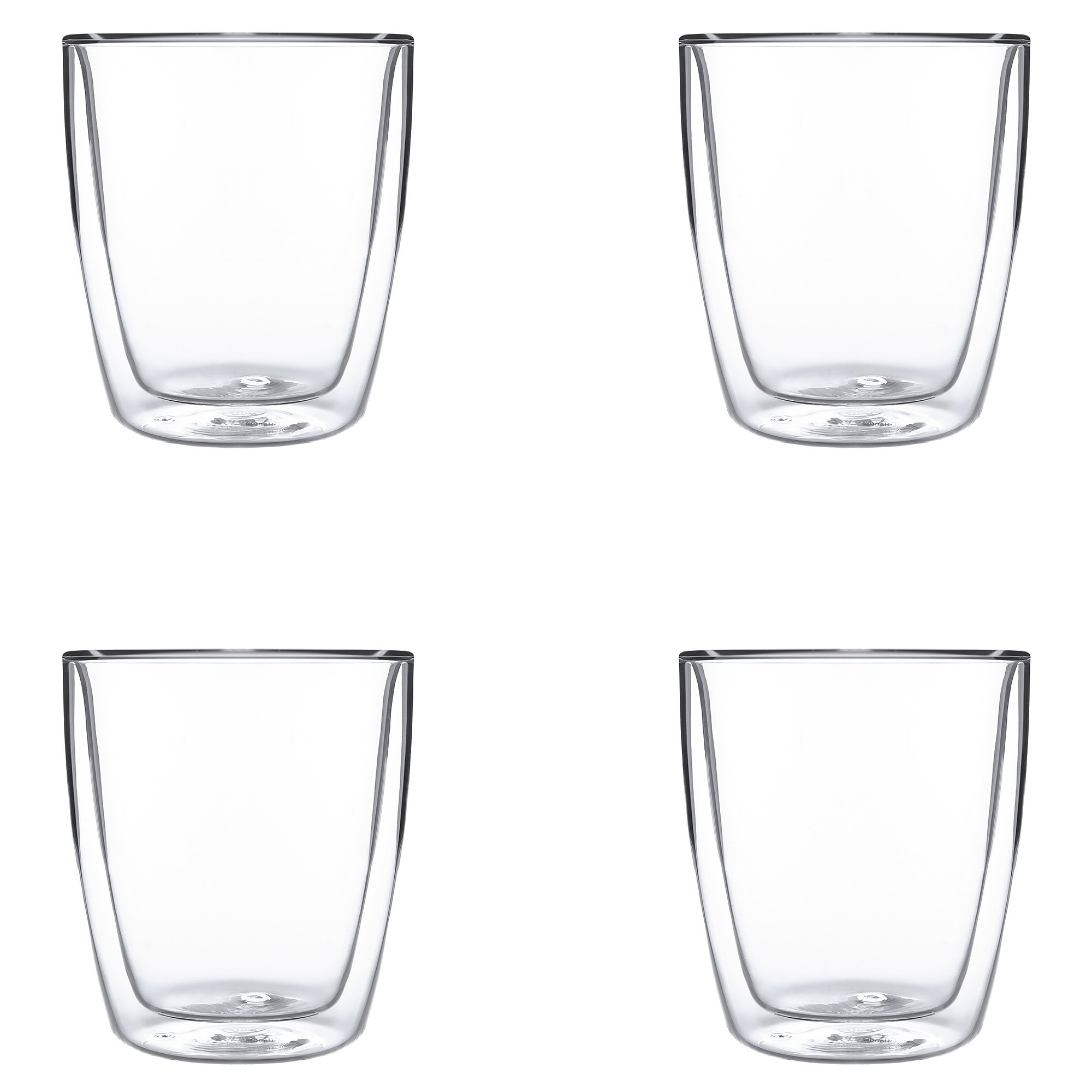 Dobbeltvægget Espresso  Lungoglas, 15 Cl., 4 Stk. fra Mareld