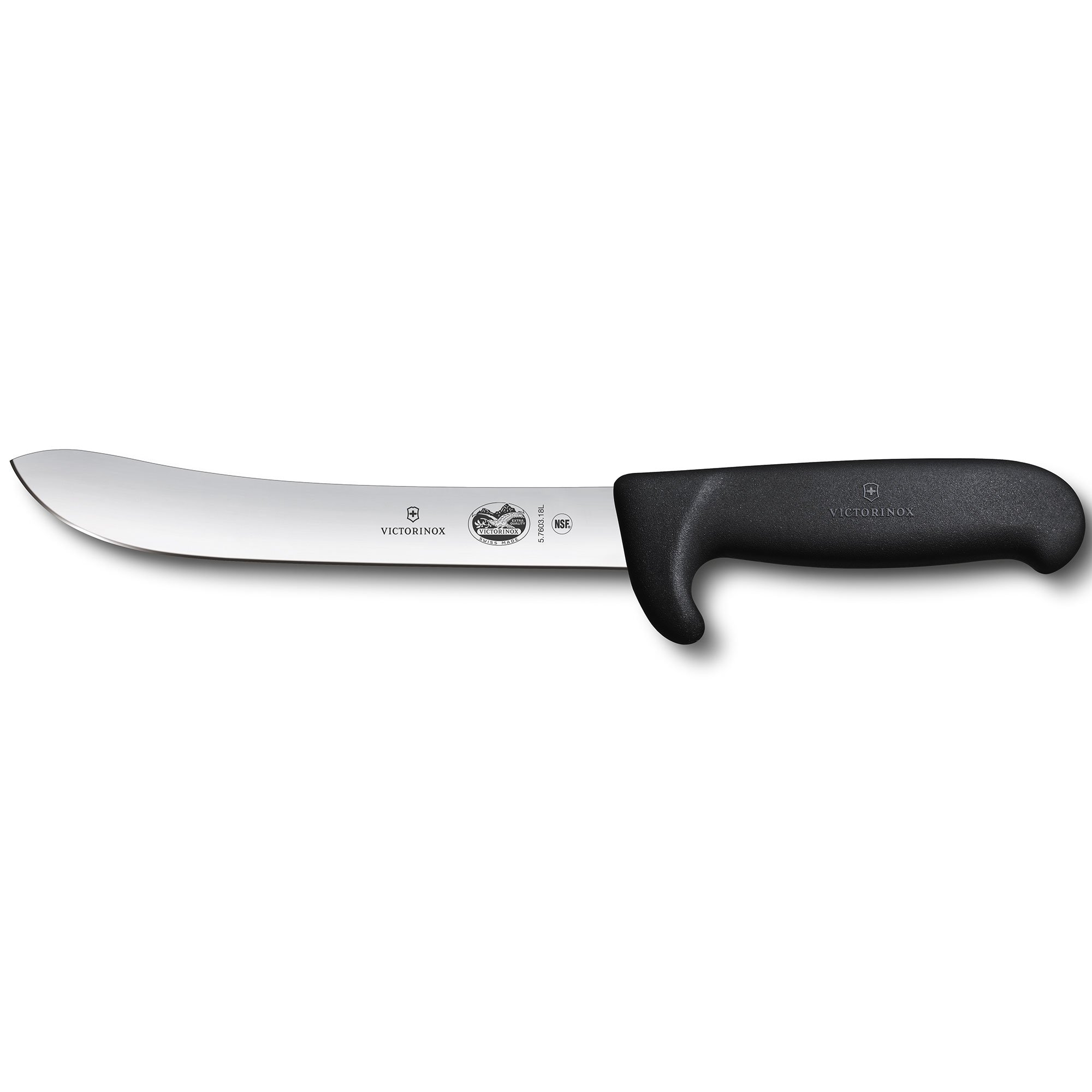 Butcher's Knives Fibrox Slagterkniv Med Næse 18 Cm. fra Victorinox