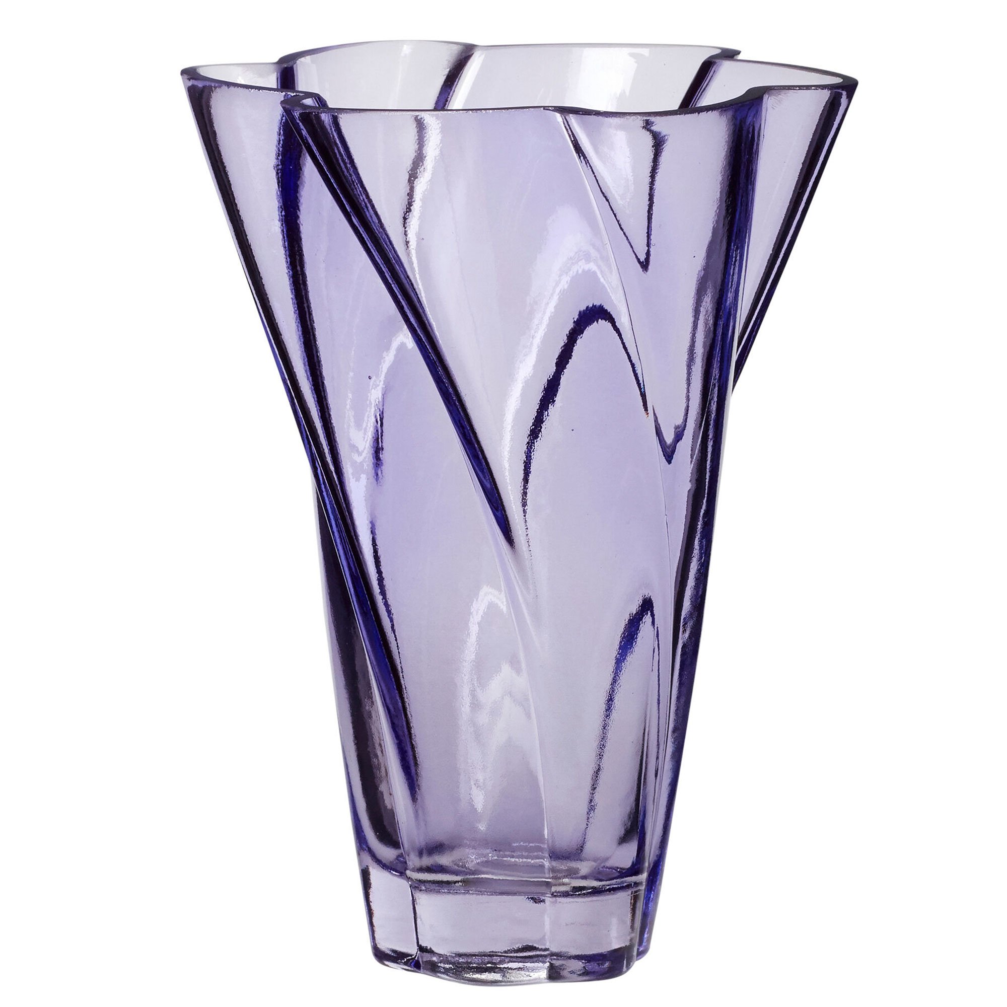 Bloom Vase 18 Cm, Lilla fra Hübsch