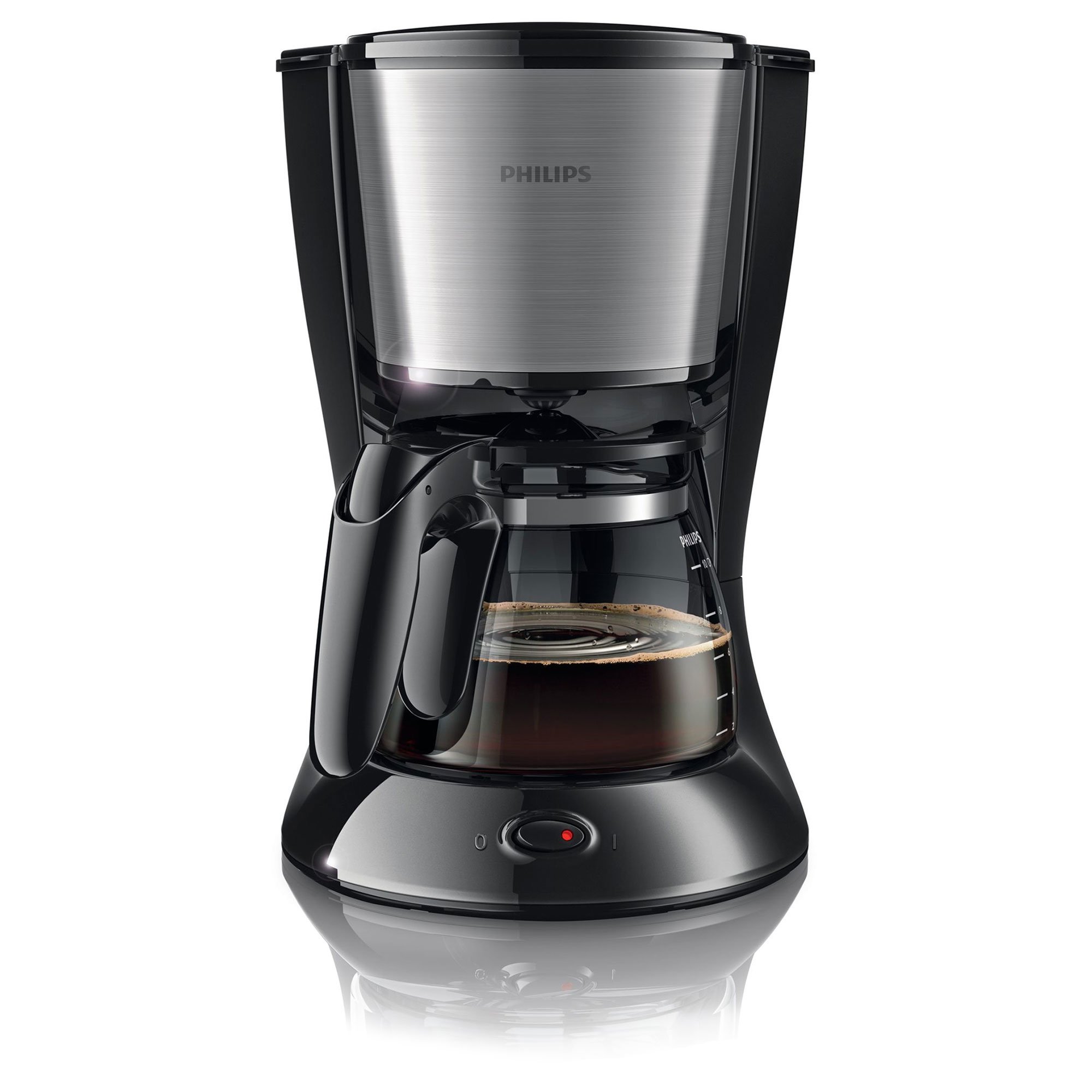 Hd7462 20 Daily Collection Kaffemaskine, Metal Sort fra Philips