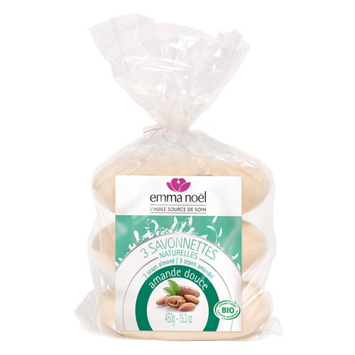 Mandel Sæbe 3 X 150 Gr.    450 Gr   Emma Nöel fra Emma Noël
