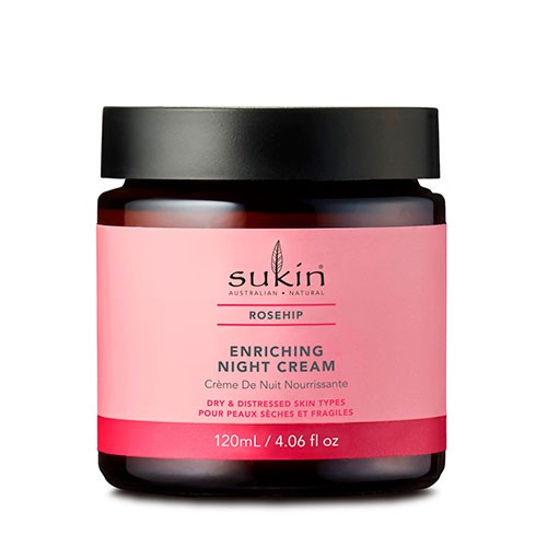 Night Cream Enriching Rosehip   120 Ml fra Sukin