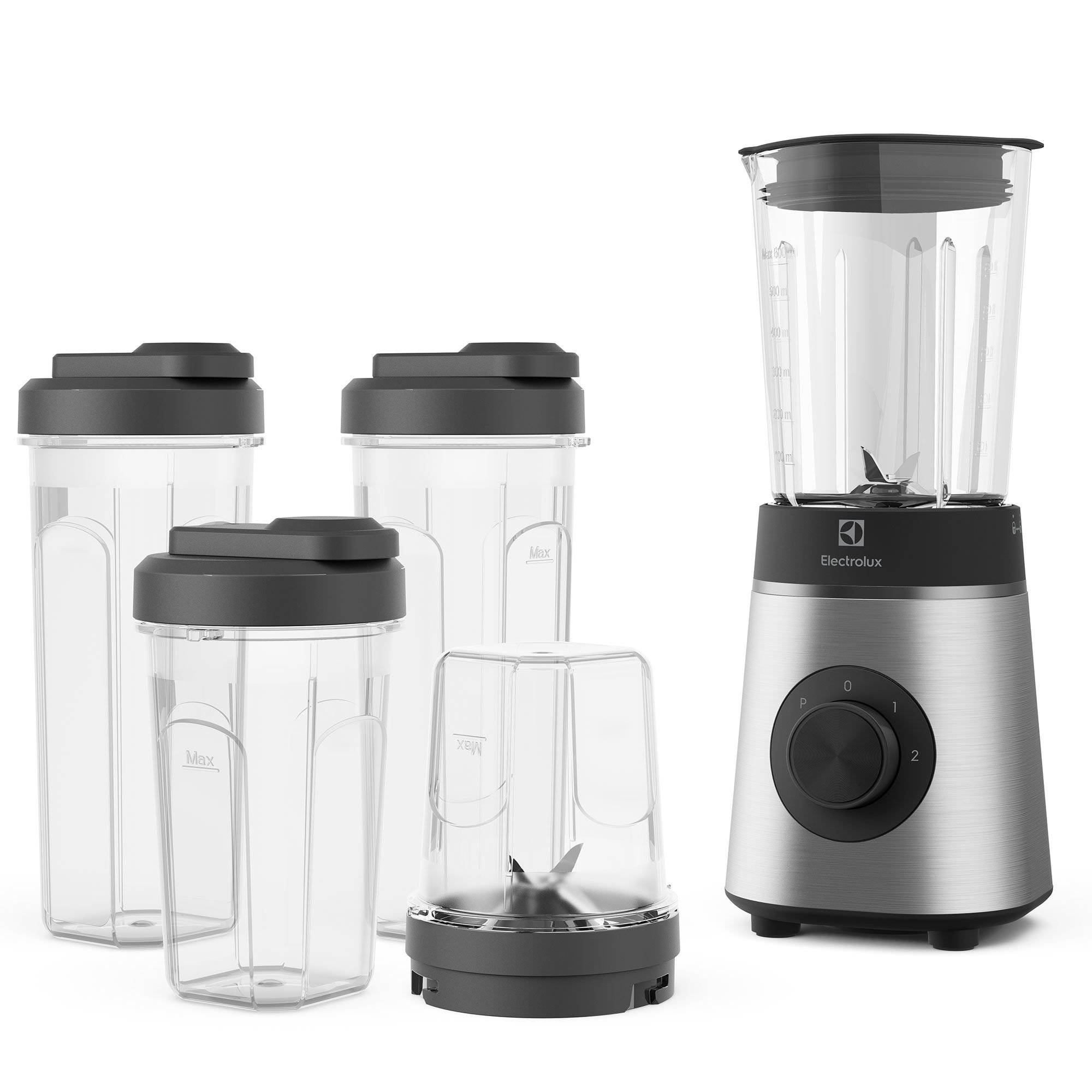 Create 4 E4cb1 6st Blender 350 Watt, Rustfri fra Electrolux
