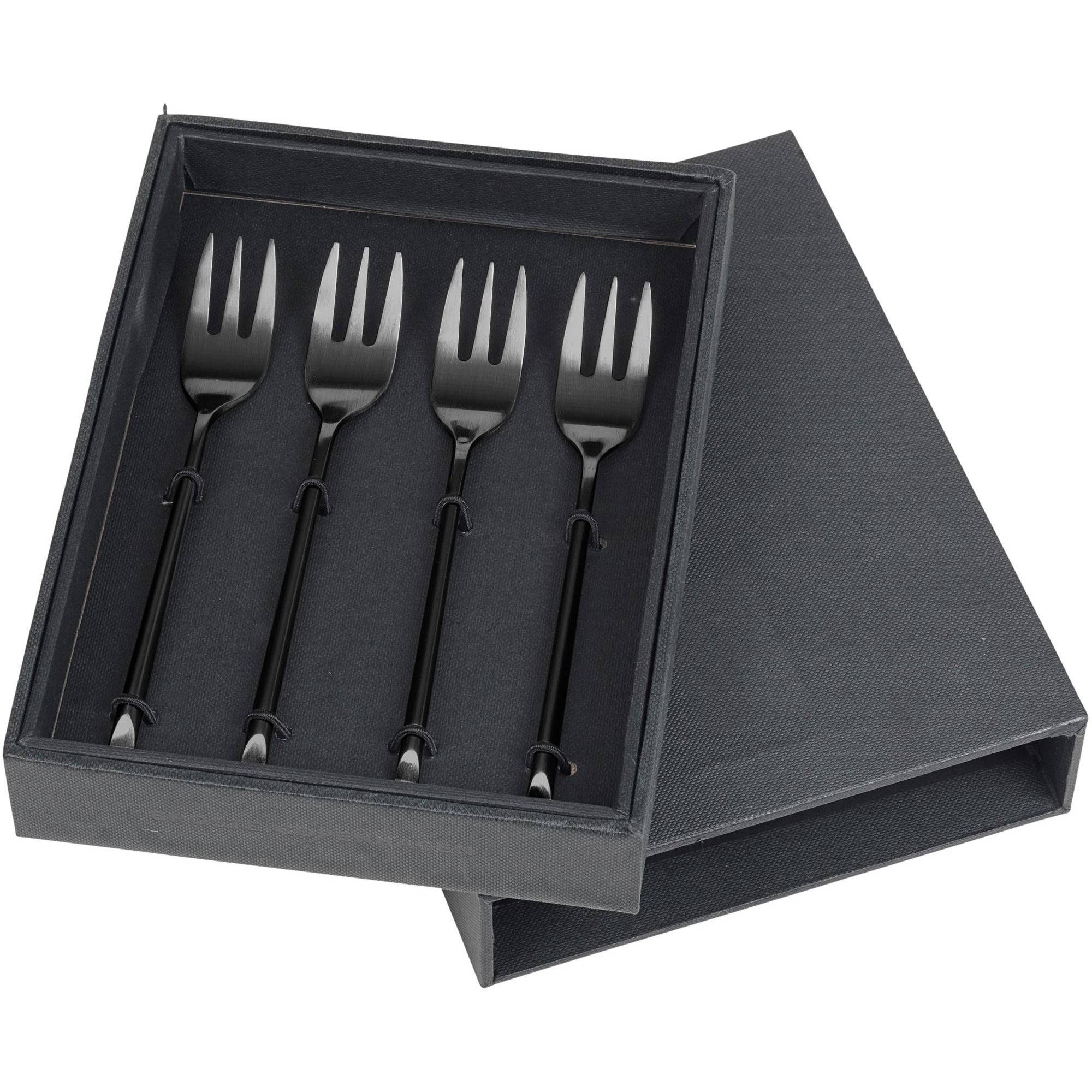 Hune Titanium Mat Black, Kagegafler 4 Stk. fra Broste