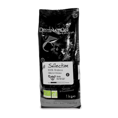 Kaffebønner 100% Arabica økologisk   1 Kg fra Destination