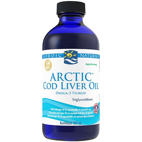 Arctic Cod Liver Oil, Appelsinsmag   237 Ml fra Nordic Naturals