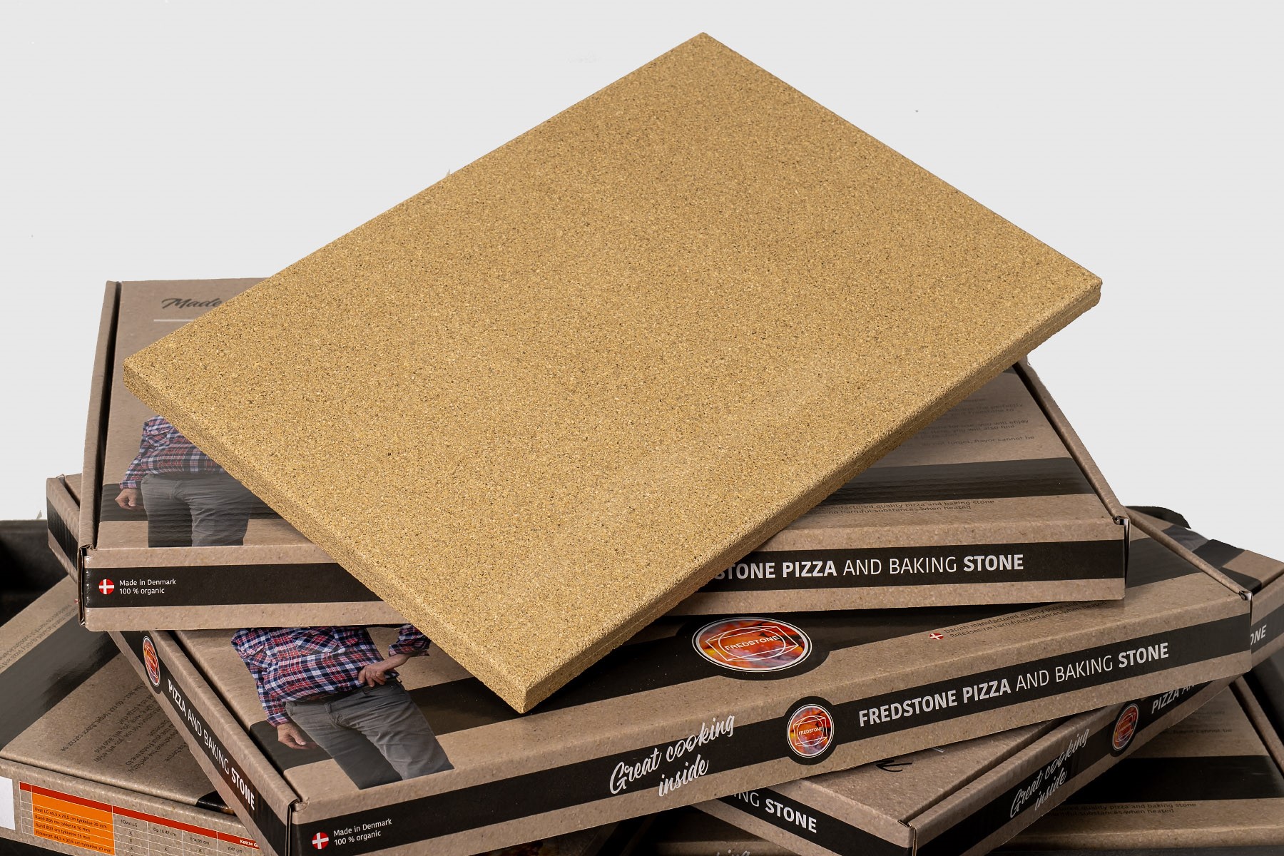 Fredstone Pizzasten 35,0 X 40,0 X 2,0 Cm. Til Green Mountain Grills fra Fredstone Grill & Bageudstyr