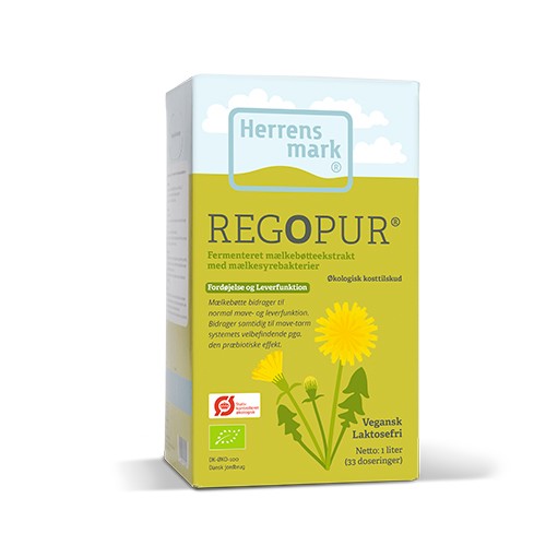 Regopur   Mælkebøtte Ekstrakt økologisk    1 Liter     fra Herrens Mark