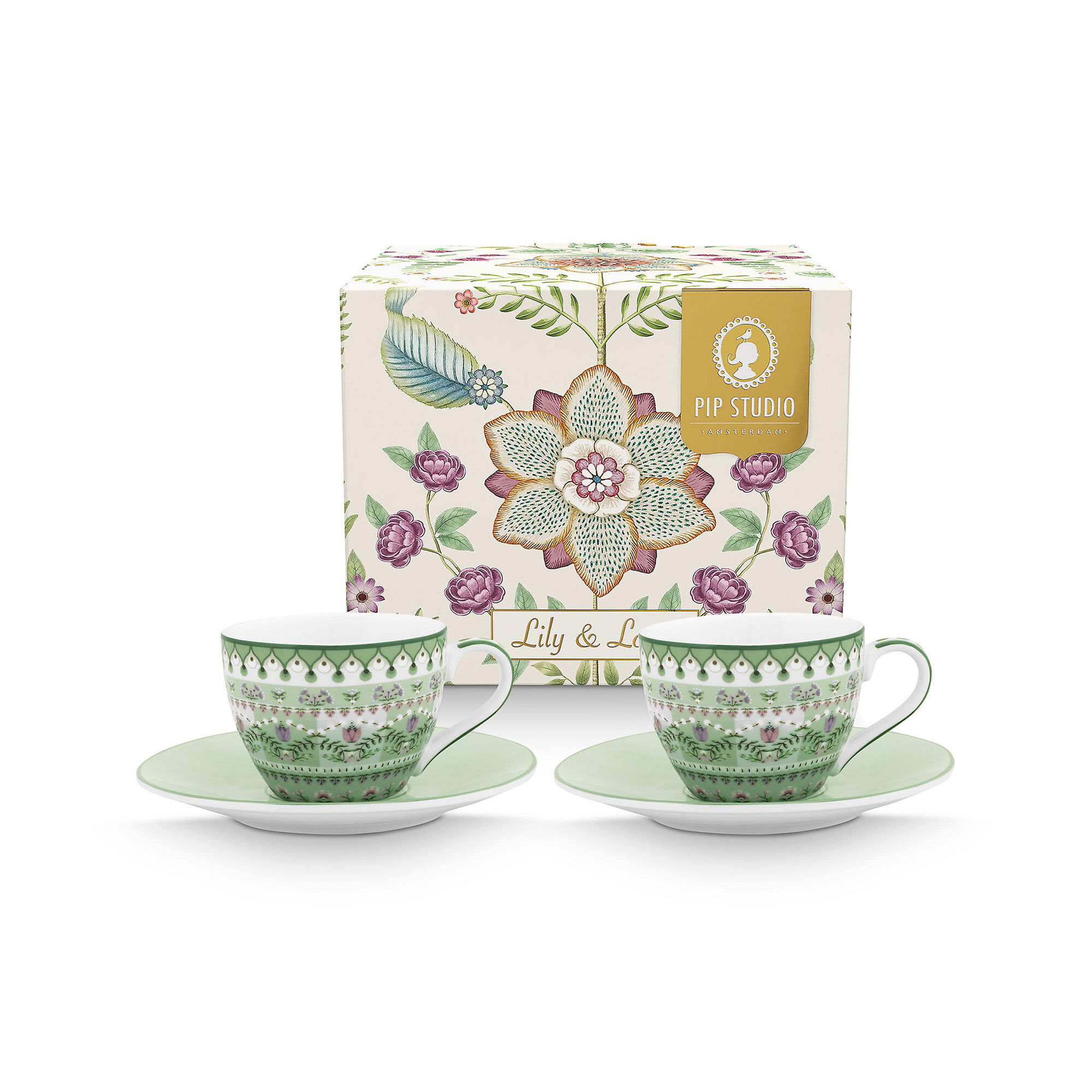 Lily & Lotus Espressokop 120 Ml 2 Pak fra Pip Studio