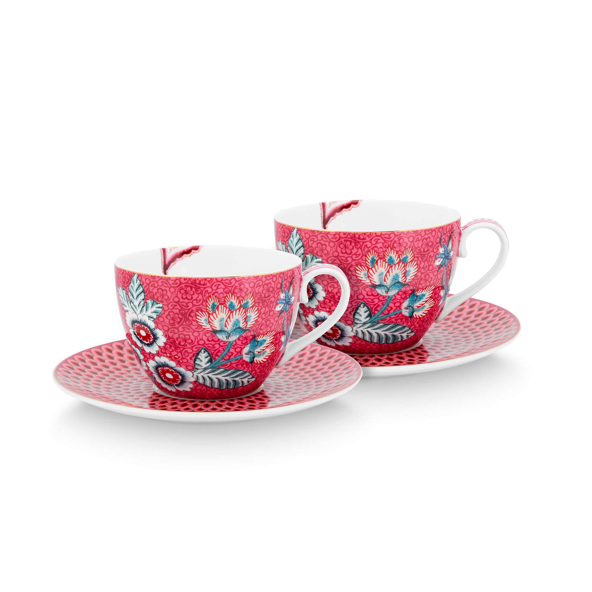 Flower Festival Cappuccinokop 2 Pak, Rosa fra Pip Studio