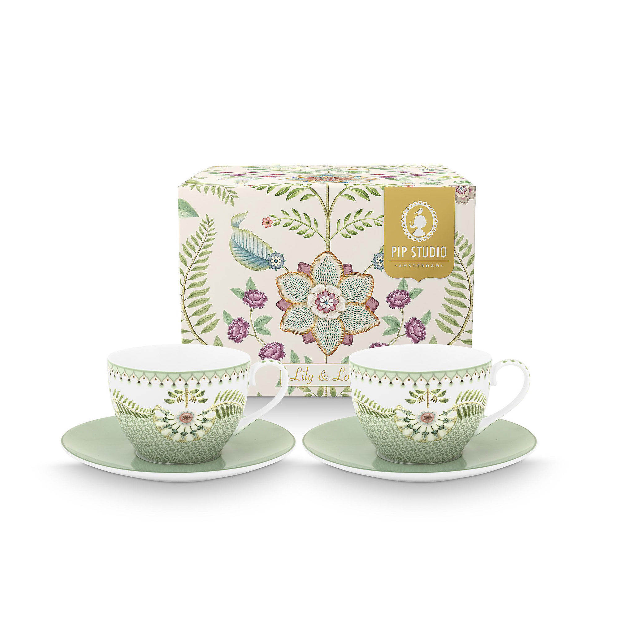 Lily & Lotus Cappuccino Kop 2 Pak fra Pip Studio