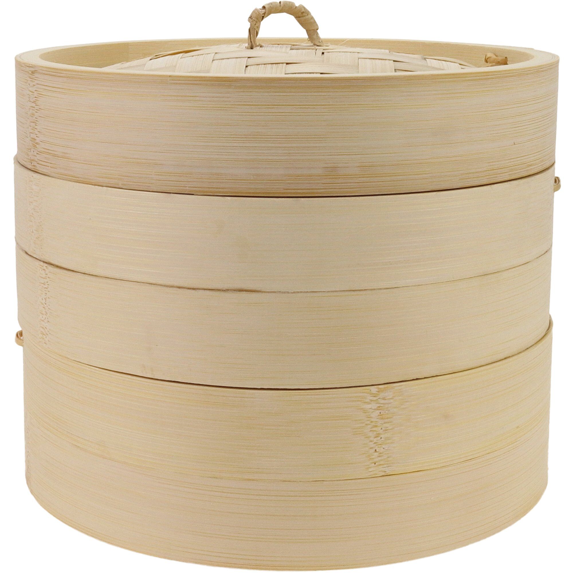 Dampkoger 2 Lag Med Låg, 20 Cm, Bambus fra Essentials