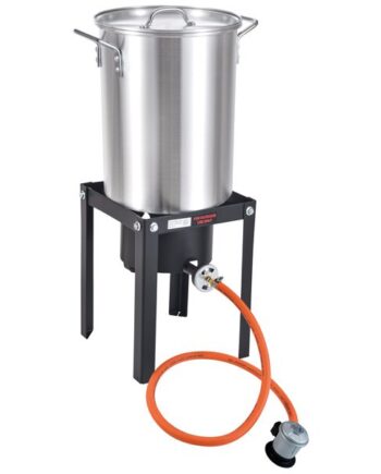 1852 Krabbe Musling Gryde Med Gasblus Stativ 1095303