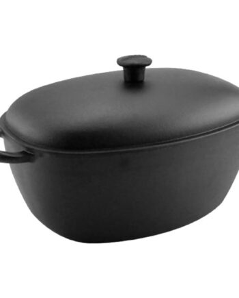 Carl Victor Støbejernsgryde Med Låg Liter Oval