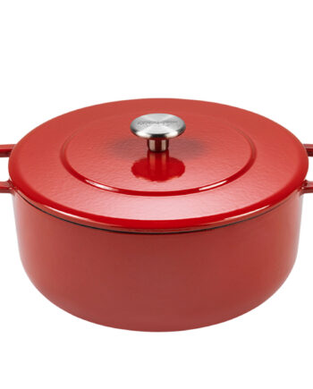 Combekk Støbejernsgryde Med Låg ø24 Cherry