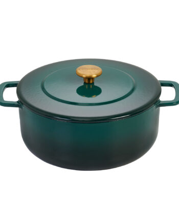 Combekk Støbejernsgryde Med Låg ø24 Liter Grøn